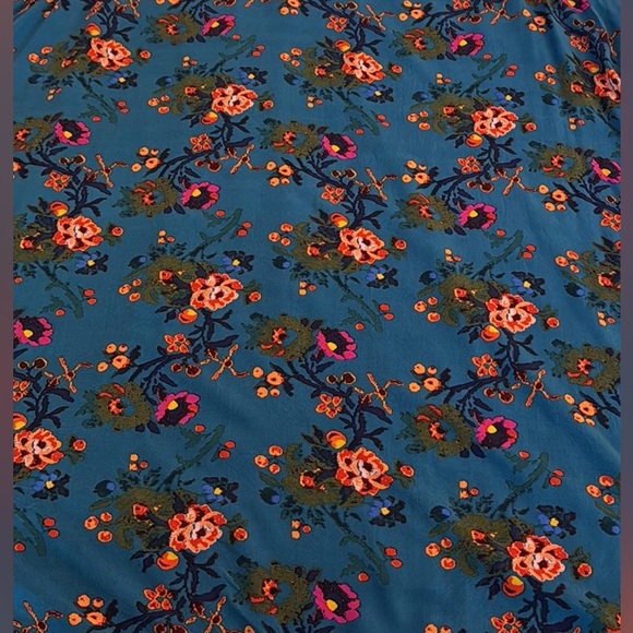 Old Navy Teal & Floral Sleeveless Mini Dress- size XXL - Picture 13 of 13